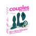 Couples Choice - vibrační pomůcka 4v1 s dálkovým ovládáním - tyrkysová