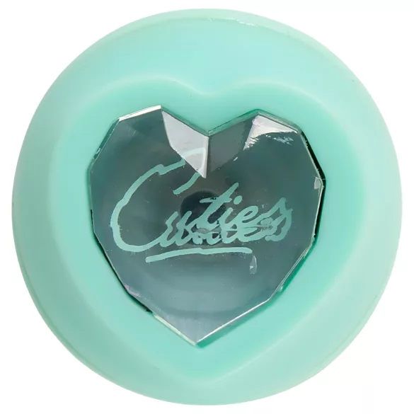 Cuties Mini 4 - mini vibrátor s králíčkem - dobíjecí, voděodolný, zelený
