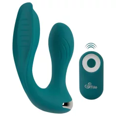   Couples Choice - hands-free vibrátor pro páry - silikonový, tyrkysový
