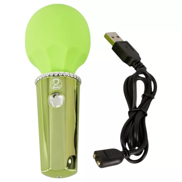 You2Toys Mini Wand - mini masážní vibrátor s akumulátorem (zelený)