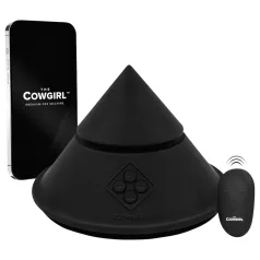   The Cowgirl Cone - prémiový sex stroj ovládaný aplikací - se 2 vyměnitelnými nástavci, 20 režimů vibrací (černý)