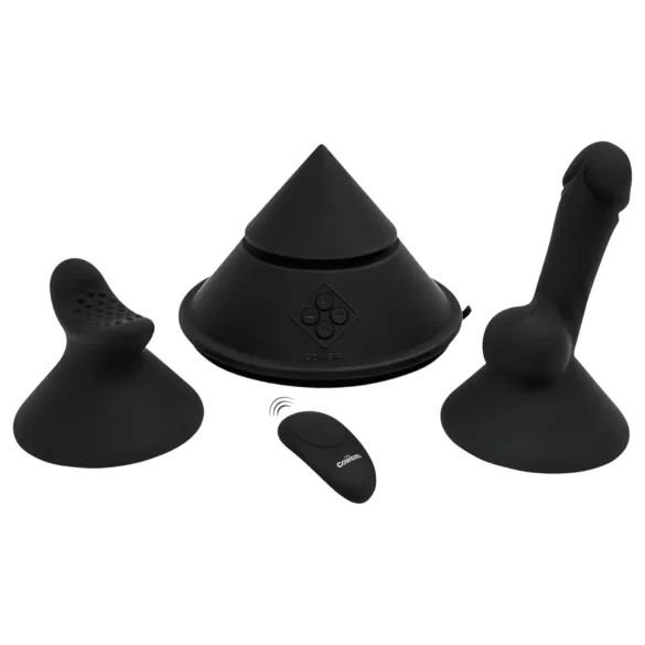 The Cowgirl Cone - chytrý sexstroj s různými nástavci (černý)