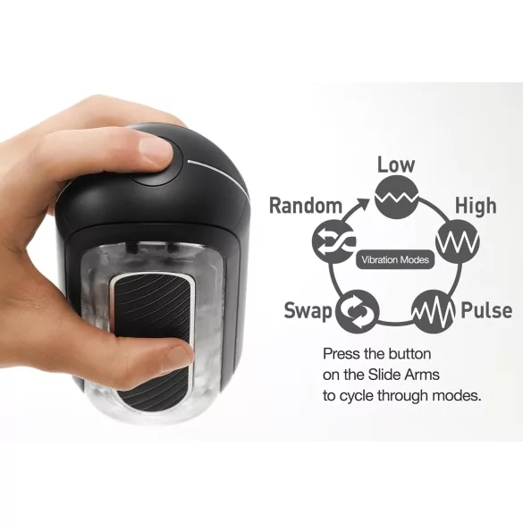 TENGA Flip Zero - silný masturbátor (černý)