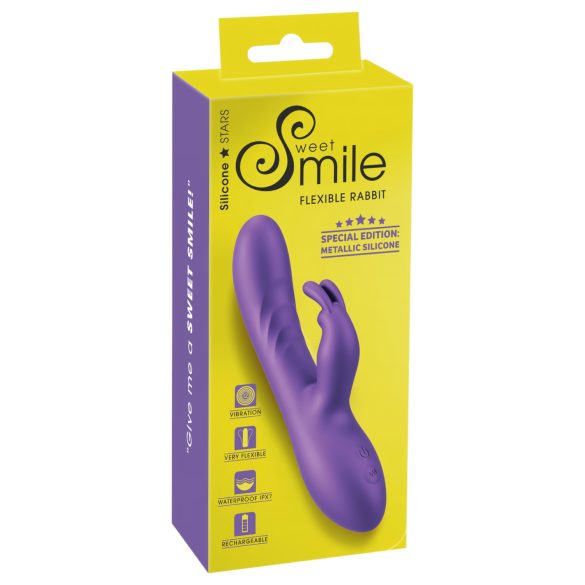 Smile - vibrátor s ramínkem na klitoris - fialový