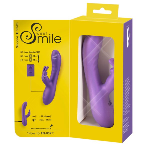 Smile - vibrátor s ramínkem na klitoris - fialový