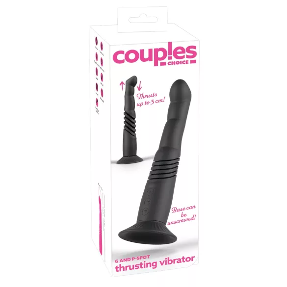 Couples Choice - duální vibrátor na G a P bod - černý