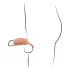 Realistixxx - vibrační návlek na penis s otevřeným koncem - tělová barva
