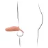 Realistixxx - vibrační návlek na penis s kroužkem - realistický vzhled