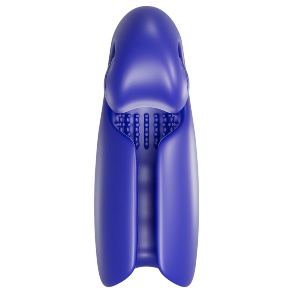 SVibe EVO - vodotěsný masturbátor s akumulátorem - modrý