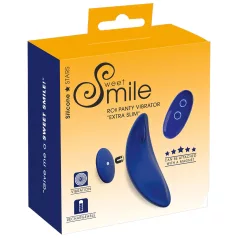   Smile - vibrační kalhotky s dálkovým ovládáním - extra tenké - modré