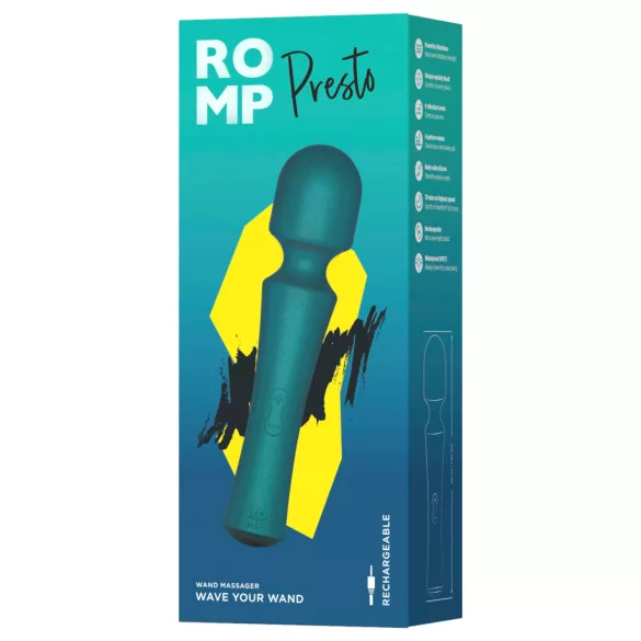ROMP Presto - vibrační masážní strojek - zelený