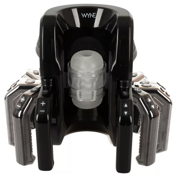 WYNE 10 - automatický masturbátor s držadlem - černý