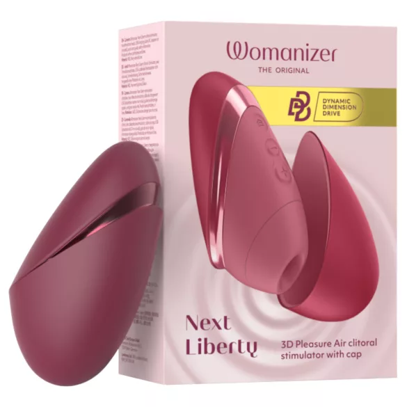 Womanizer Next Liberty - stimulátor klitorisu s tlakovými vlnami (červený)