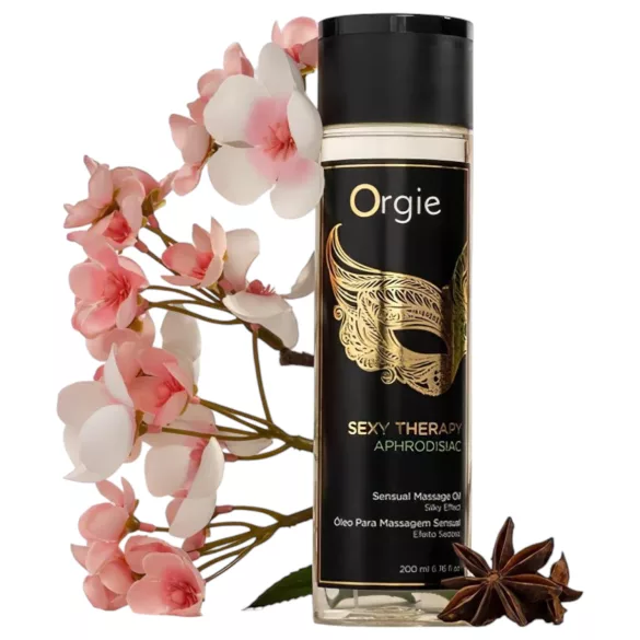 Orgie - masážní olej - afrodiziakální, smyslný - 200 ml