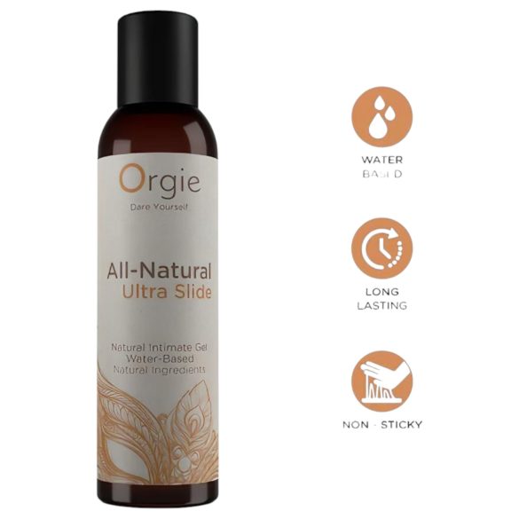 Orgie All Natural - dlouhotrvající lubrikační gel (150ml)