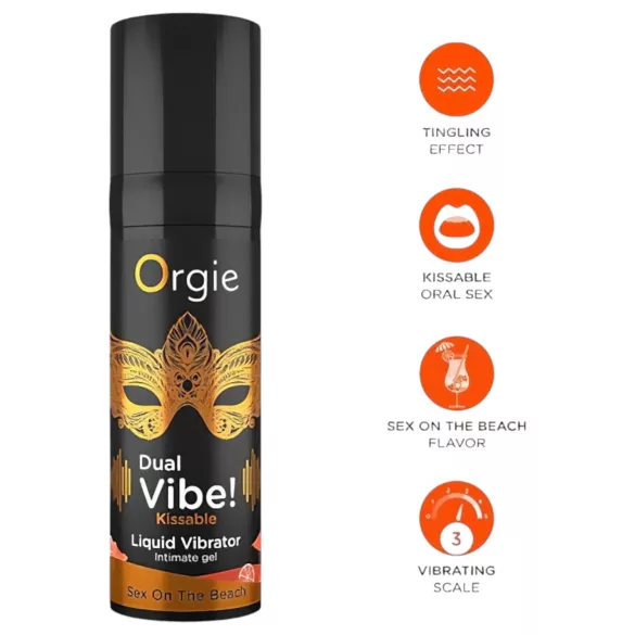 Orgie - tekutý vibrátor pro muže i ženy - Sex on the Beach 15 ml