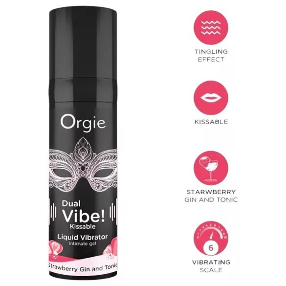 Orgie - mini vibrátor sada - šedá