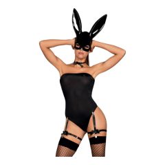 Obsessive OB7008 Sexy Bunny - kostým zajíčka (černý)