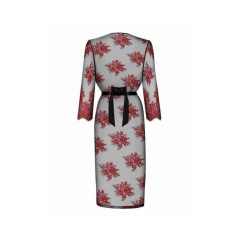 Obsessive Redessia - krajkové kimono (červeno-černé)