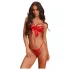 Obsessive Gifty - dvoudílná sexy souprava spodního prádla pro ženy (červená) - L/XL