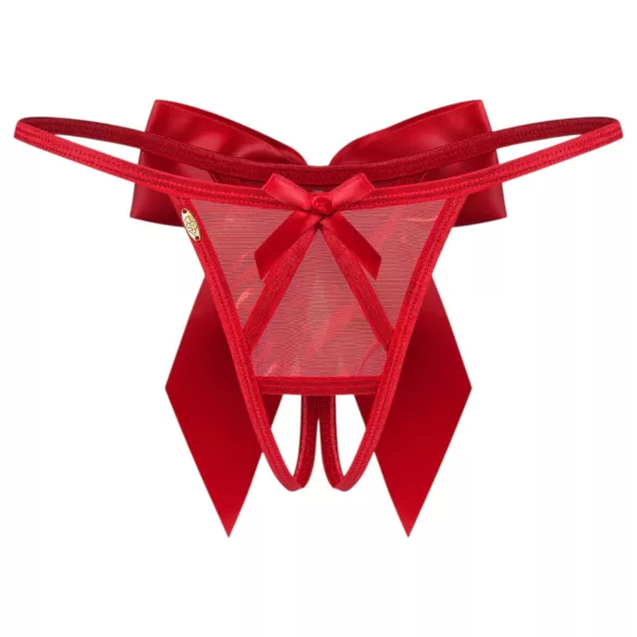 Obsessive Gifty - otevřené tanga (červené)
