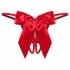 Obsessive Gifty - otevřené tanga (červené)