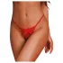 Obsessive Gifty - otevřené tanga (červené) - 2XL/3XL