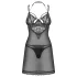 Obsessive Matildea - košilka a tanga set (černá) - L/XL