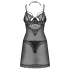 Obsessive Matildea - košilka a tanga set (černá) - L/XL