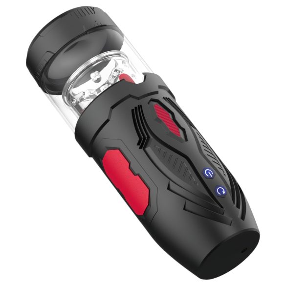 Men's Play - rotační masturbátor pro muže - černý