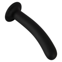   Analdildo - ohýbatelné silikonové anální dildo (černé) - v sáčku