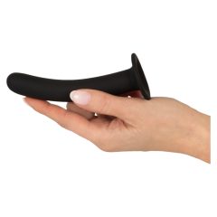   Feel the Magic Shiver - ohýbatelné silikonové anální dildo (černé) - v sáčku