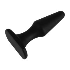   Feel the Magic Shiver - silikonové anální dildo (černé) - v sáčku
