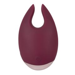   Feel the Magic Shiver - dobíjecí vibrátor na klitoris (vínová) - v pouzdře