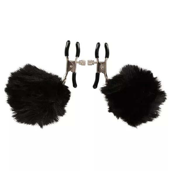 Magic Shiver - svorky na bradavky - černé - ekologické balení