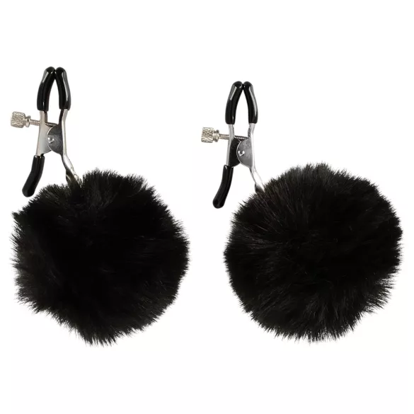 Magic Shiver - svorky na bradavky - černé - ekologické balení