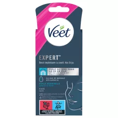  Veet Expert - depilační pásky - na citlivou pokožku - 20 ks