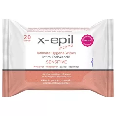   X-Epil Intimo Sensitive - intimní čistící ubrousky - 20 ks