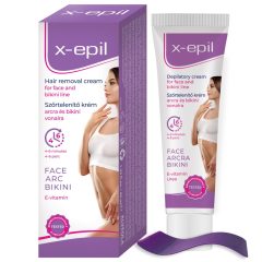   X-Epil - depilační krém na obličej/intimní partie (40 ml)