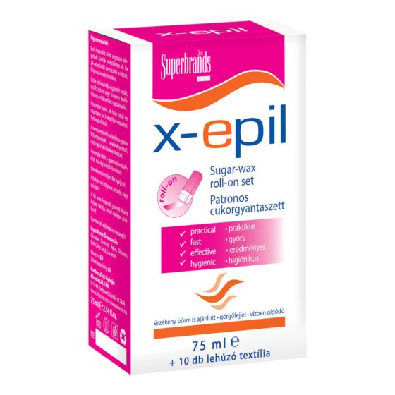 X-Epil - sada pro depilaci cukrem v kazetě