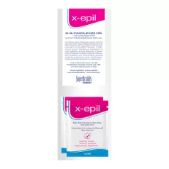   X-Epil - depilační textilní pásky 20 ks + olejové ubrousky 2 ks