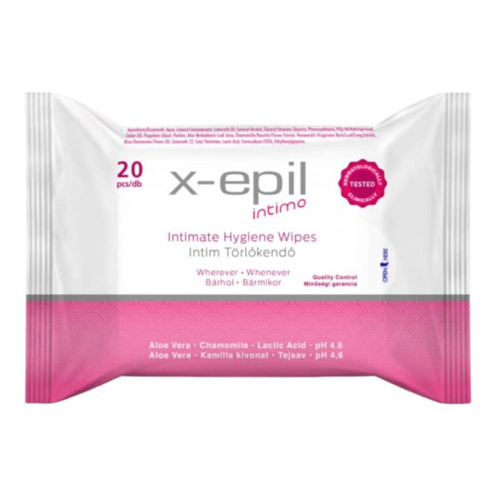 X-Epil Intimo - intimní utěrka (20ks)