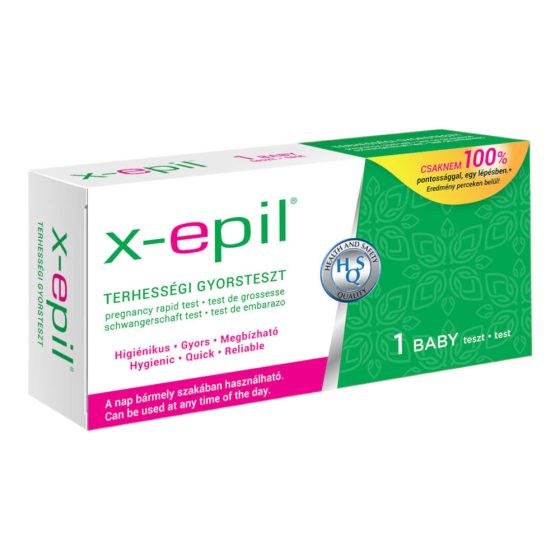 X-Epil - rychlý těhotenský testovací proužek (1ks)