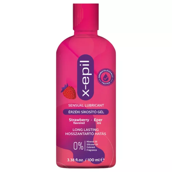 X-Epil - lubrikační gel s jahodovou příchutí - 100 ml