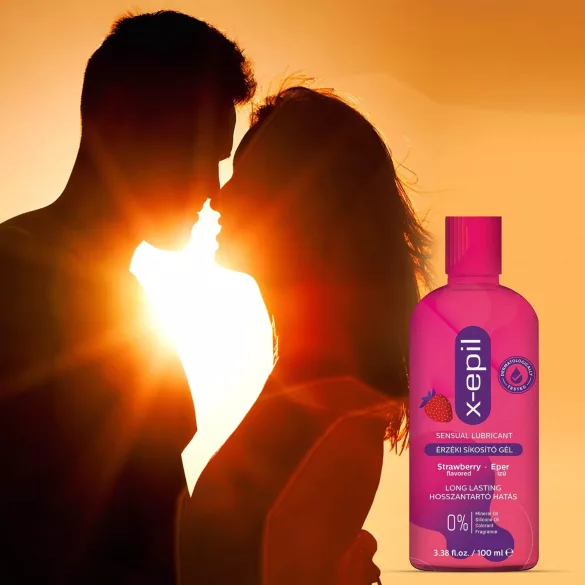 X-Epil - lubrikační gel s jahodovou příchutí - 100 ml