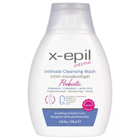 X-Epil Intimo Prebiotic - intimní mycí gel - prebiotika - 250 ml