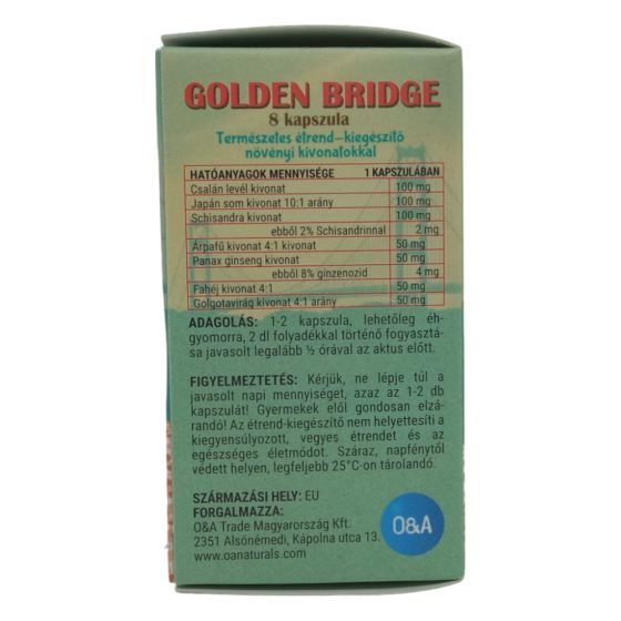 Golden Bridge - doplněk stravy s rostlinnými extrakty (8ks)