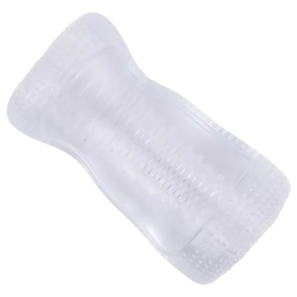 Desirel Vertigo - masturbátor s žebrovaným vnitřkem (průhledný)