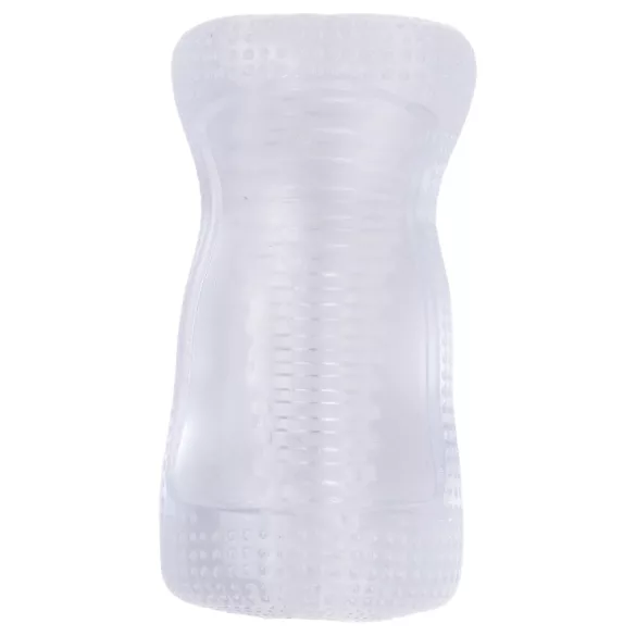 Desirel Vertigo - masturbátor s žebrovaným vnitřkem (průhledný)