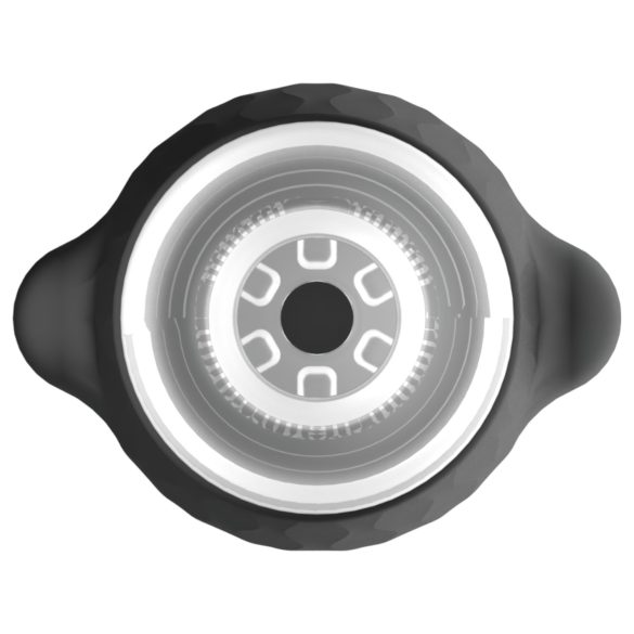 Lonely Anne - nabíjecí vibrační-sací masturbátor (černá)